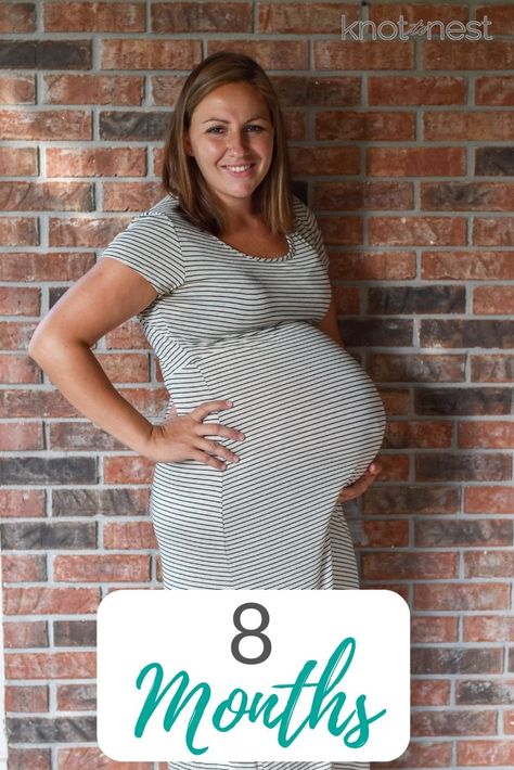 8 months pregnant with baby number three! Sharing an update in how things are progressing! 8th Month, Excited Baby, 8 Months Pregnant, Third Pregnancy, Number Three, Pregnancy Months, Pregnancy Looks, Summer Pregnancy, Motherhood Journey