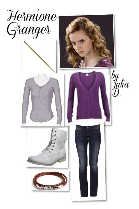 Outfit Hermione Granger Modern Hermione Granger Outfit, How To Dress Like Hermione Granger, Hermione Outfit, Hermione Granger Costume, Hermione Granger Outfits, Costumes For Work, Harry Potter Style, Harry Potter Outfits, Hermione Granger