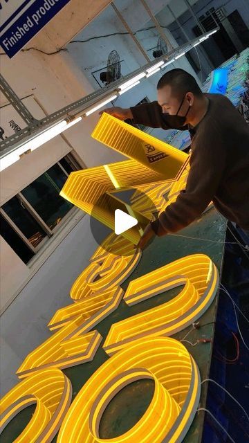 刘裕 on Instagram: "Do you know what is the new and popular signage technology at China？ #signagedesign  #signage  #ledneon  #ledlight  #signature  #lightbox  #ledsign  #neonlight  #diyideas  #signshop  #signmaking  #lamplight  #lampmanufacturer  #ledlightstrip  #logodesign  #signageinstall  #signagemarking  #signagedesign  #LED  #fyp  #Technology  #renovation  #company #shop #sourcefactory" 3d Signs Signage, Unique Business Signs, Light Box Signage Design, Lighted Signage, Lightbox Sign, Lightbox Signage, Building Signage, 3d Signage, Led Sign Board