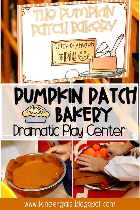 Pie Dramatic Play, Dramatic Play House, Preschool Standards, Bakery Dramatic Play, Dramatic Play Centers Preschool, Senior Infants, Dramatic Play Activities, Pumpkins Kindergarten, Dramatic Play Themes