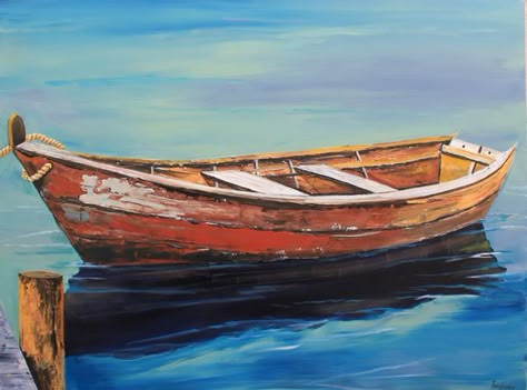 images of row boats | ... row boat was a fun departure from my seashells old boat 36x48 acrylic Drawing Boats, Rowboat Painting, Boat Painting Acrylic, Boat Paint, Boat Drawing, Sailboat Art, Row Boats, Boat Pictures, Water Boat