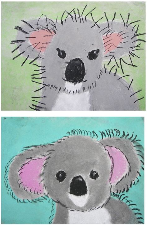 Koala Craft, First Grade Art, Chirstmas Decor, Koala Bears, Animal Art Projects, 2nd Grade Art, 4th Grade Art, 3rd Grade Art, Classroom Art Projects