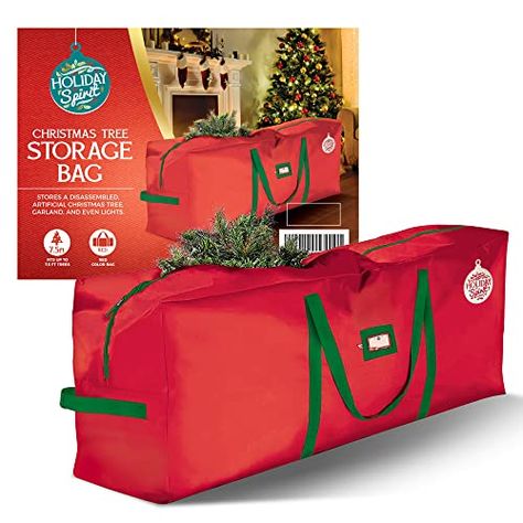 jC 🦄's Amazon Page Christmas Tree Storage Box, Christmas Tree Bag, Christmas Ornament Storage, Christmas Tree Storage Bag, Christmas Tree Storage, Tree Bag, Large Christmas Tree, Christmas Tree Garland, Red Christmas Tree