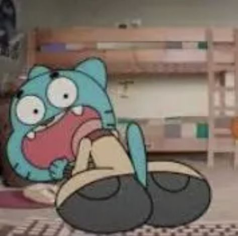 Gumball And Darwin Memes, Gumball Funny Face, Gumball Meme, Amazing World Of Gumball Pfp, Darwin Pfp, Gumball Pfp, Ja I Ty, Amazing Gumball, Image Dbz