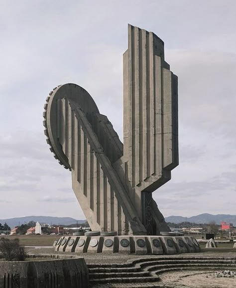 Photographs of Yugoslavia’s Unmissable Brutalist Architecture | AnOther Brutalism Architecture, Lev Livet, Brutalist Buildings, Brutalist Architecture, Minecraft Architecture, Structure Architecture, Unique Architecture, Sustainable Architecture, Ancient Architecture