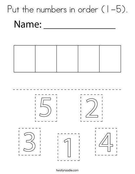 Put the numbers in order (1-5) Coloring Page - Twisty Noodle Numbers 0-5 Worksheets, Number Review 1-5 Preschool, Number Review Worksheets 1-10, Review Numbers 1-5 Preschool, 1-5 Activities For Preschool, 1-5 Number Activities, Counting 1-5 Activities, 1-5 Worksheet Preschool, Numbers 1-5 Activity Preschool