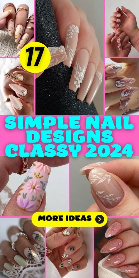 2024 Trend: Natural Short Nails with Chic, Easy Designs: For natural short nails in 2024, chic and easy designs will be key. This trend is all about embracing simplicity with a touch of elegance. Designs may include soft color gradients, minimalistic dot patterns, or slight shimmer accents. These styles are perfect for everyday wear, offering a practical yet fashionable look. Cute But Classy Nails, Modern Nails 2024, Gel Nail Art Designs 2024, Natural Color Nail Designs, Simple Nails 2024, Work Nail Designs, Nail Designs 2024 Trends, Nails 2024 Trends, Single Nail Design