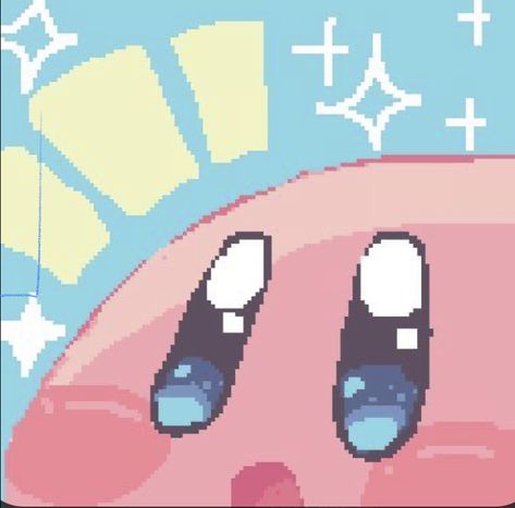 Kirby Art, Profile Pics, Kirby, Cute Icons, Profile Pictures, Cute Stuff, Cute Art, Nintendo, Ios