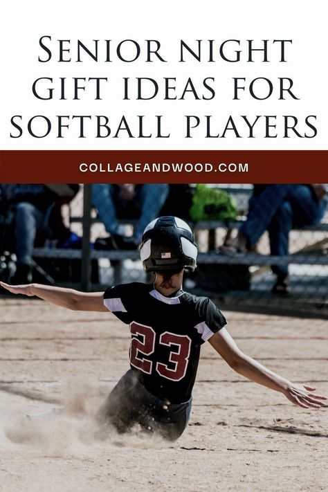 Softball Sr Night Ideas, Senior Night Parent Gifts, Senior Night Gift Basket Ideas Softball, Senior Softball Night Ideas, Senior Gift Ideas Softball, Senior Gift Ideas High School Sports Softball, Senior Team Gifts, Senior Day Softball Ideas, Senior Softball Night