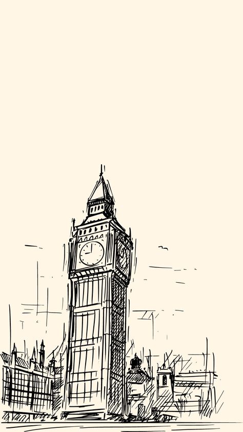 Wallpaper, London Pencil Sketch Wallpaper, London Background Aesthetic, London Phone Wallpaper, London Background Wallpapers, London Poster Aesthetic, England Wallpaper Iphone, London Illustration Graphics, Doodle Background Wallpapers, City Aesthetic Drawing