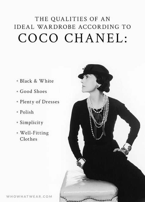 Istoria Modei, Chanel Quotes, Coco Chanel Quotes, Mode Tips, Mode Chanel, Ideal Wardrobe, Coban, Chique Outfits, Look Retro