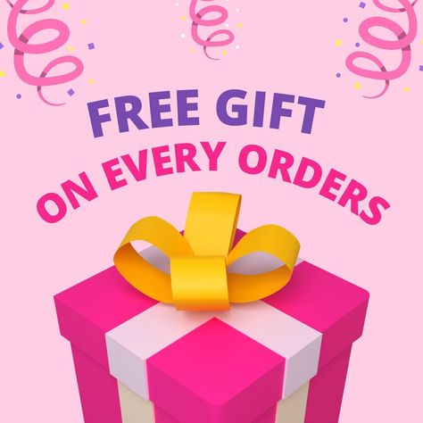 We’re grateful for every order 🥰, from our newest customers to our most loyal customers. To show our appreciation, we’re giving a free gift with every purchase Today. Thank you for choosing us! We love and appreciate small or big orders 💖 . Loyal Customer, Show Us, Our Love, Free Gift, Free Gifts, Thank You, Gifts, Quick Saves