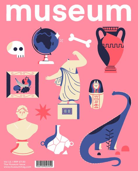 Book Illustration, Museum Magazine, Editorial Art, Museum Poster, Cover Illustration, Graphic Design Fun, Editorial Illustration, Freelance Illustrator, Book Cover Design