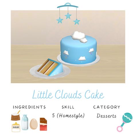 Sims 4 Ocean Cc, Clouds Cake, Sims 4 Custom Content Patreon, Sims Pets, Ts4 Mods, Sims 4 Kitchen, Cloud Cake, Sims 4 Cas Mods, Sims 4 Game Mods