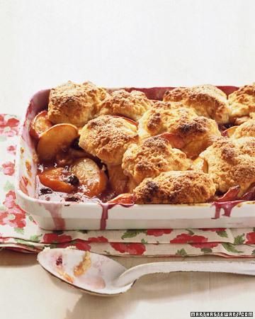 Peach-Blueberry Cobbler Recipe Curtis Stone Recipes, Peach Blueberry Cobbler, Fruit Cobbler Recipe, Blueberry Cobbler Recipes, Produce Recipes, Curtis Stone, Peach Blueberry, Apple Cobbler, Fruit Cobbler