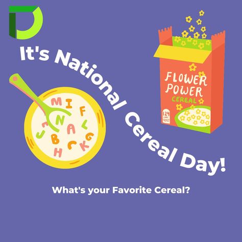 The occasion of National Cereal Day reminds us that we can stay fit and healthy by enjoying a bowl of cereals every day in our breakfast. Warm wishes on this special day to you. #webdesing #dise #website #marketingdigital #marketing #oweb #webdesign #webdeveloper #webdevelopment #webdesigner #cereal #breakfast #food #chocolate #foodie #foodporn #kelloggs #s #milk #foodstagram #yummy #cerealkiller National Cereal Day, Alpha Bet, Cereal Breakfast, Cereal Killer, Bowl Of Cereal, Food Chocolate, National Days, Breakfast Food, A Bowl