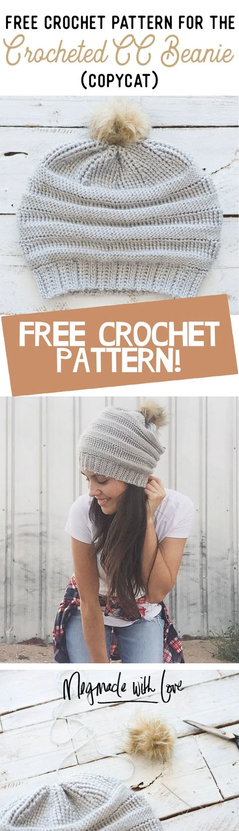 Cc Beanie, Crochet Knit Hat, Beanie Crochet, Crochet Beanie Pattern, Beanie Pattern, Crochet Hat Pattern, Crochet Beanie, Crochet Hat, Crochet Accessories