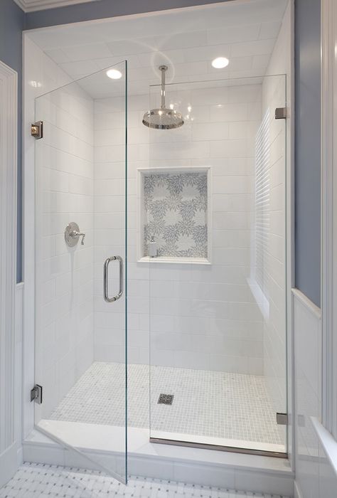 Makeover Kamar Mandi, Bathroom Shower Design, Master Bath Remodel, Bathroom Shower Tile, Bathroom Remodel Designs, Bathroom Remodel Shower, Bathroom Redo, Bathroom Refresh, Shower Remodel