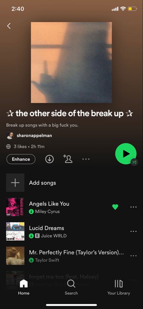 Spotify Playlist Names Break Up, Breakup Spotify Playlist Cover, Break Up Playlist Covers, Break Up Playlist Names, Breakup Playlist Names, Breakup Playlist Cover, Break Up Playlist, Break Up Songs, Spotify Ideas