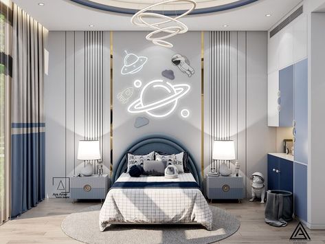 Boy Room Design, Modern Boys Bedroom, Modern Kids Room Design, Kids Bed Design, Luxury Kids Bedroom, Kids Bedroom Boys, Boys Room Design, Kids Room Interior Design, Boy Bedroom Design