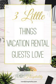 3 Little Things Vacation Rental Guests Love - Expectations Have Changed Most vacation rentals provide, at least, the basic amenities. However, these days, guests are expecting more. What extra amenities can you provide that guests will love and won’t break the bank? Are you providing what is considered the norm for basic amenities? I'll give you examples of three little things that your vacation rental guests will appreciate. They will also help you get better vacation rental reviews. Vacation Rentals Decor, Bnb Ideas, Airbnb Tips, Lake House Rentals, Vacation Rental Host, Airbnb Hosting, Welcome Basket, Beach Rental, Vacation Rental Management