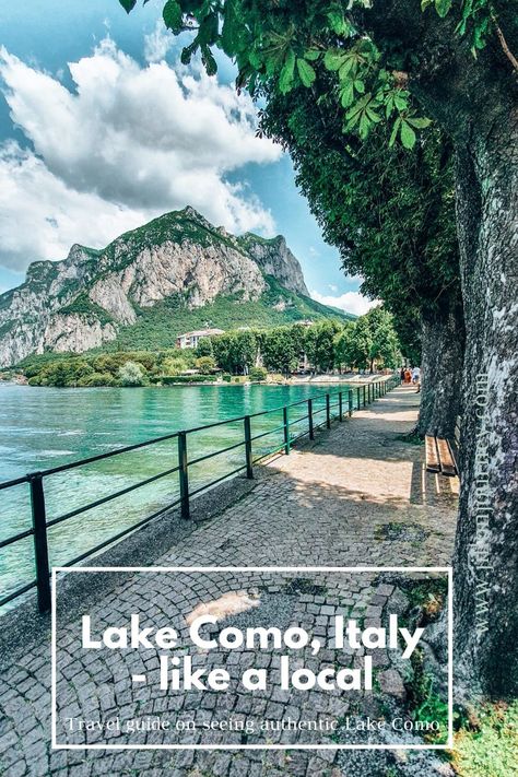 Lake Como Travel, Anniversary Destinations, Comer See, Tourism Development, Eco Travel, Lake Como Italy, Como Italy, Sustainable Tourism, Eco Friendly Travel