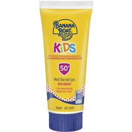 Banana Boat Kids Sunscreen Lotion SPF50+ 200g Banana Boat, Kids Sunscreen, Sunscreen Lotion, Baby Formula, Medical Prescription, 4 Hours, Fragrance Free, Mustard Bottle, Spf 50