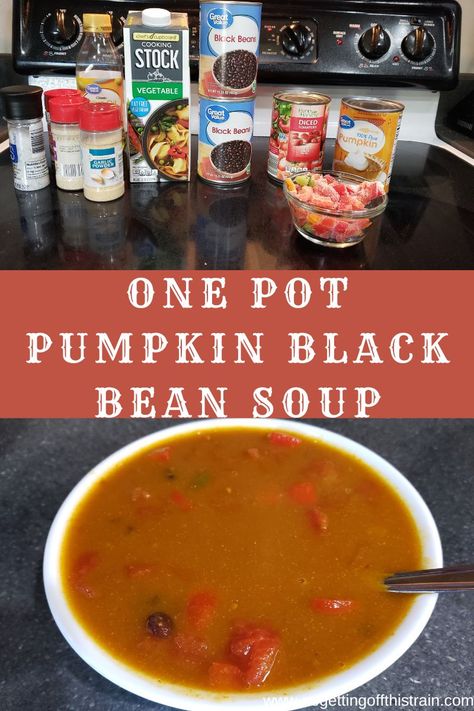 Want a cozy soup for those cold Fall nights? This Pumpkin Black Bean Soup is a one-pot recipe that's vegetarian and full of fiber! Pumpkin Black Bean Soup, Cozy Soup, Fall Nights, Black Bean Soup, Bean Soup, Black Bean, Pumpkin Puree, One Pot Meals, Fall 2024