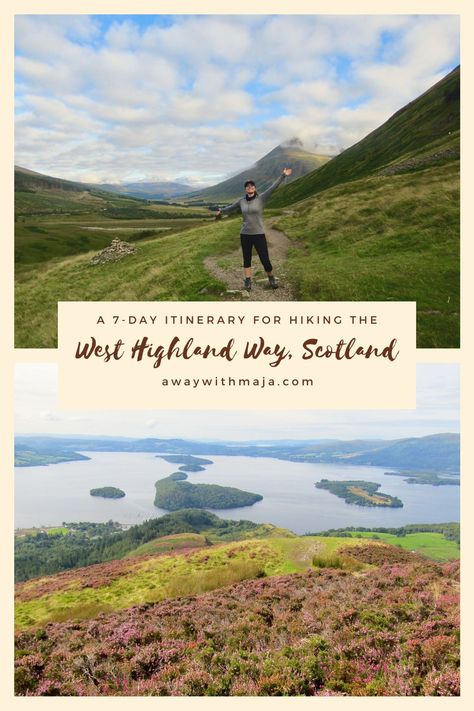 6 Days In Scotland, Scottish Highlands Itinerary, 2 Weeks In Scotland, Scotland Itinerary 5 Days, West Highland Way Scotland Hiking, West Highland Way, Life Abroad, Reality Of Life, Scotland Highlands