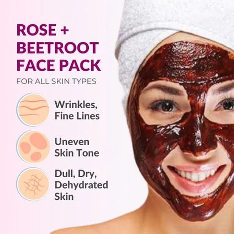 Beetroot Face Pack, Face Aging, Face Masque, Natural Bleach, Face Whitening, Beauty Tips In Urdu, Skin Lightener, Beetroot Powder, Face Mask Recipe