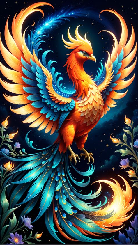 Flying Phoenix Tattoo, Phoenix Animal, Phoenix Photo, Most Beautiful Tattoos, Phoenix Drawing, Xman Marvel, Phoenix Artwork, Phoenix Images, Dragon Phoenix