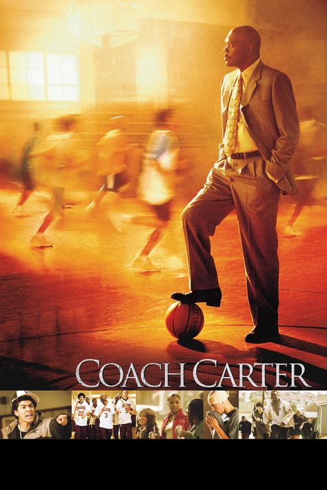 Coach Carter  #moviesDrama Based on a true story in which Richmond High School head basketball coach Ken Carter made headlines in 1999 for benching his undefeated team due to poor academic results. Actor Poster, Basketball Movies, Robert Ri'chard, Coach Carter, Full Mon, Viral Images, Zombie Land, Sports Movie, Tv Series Online