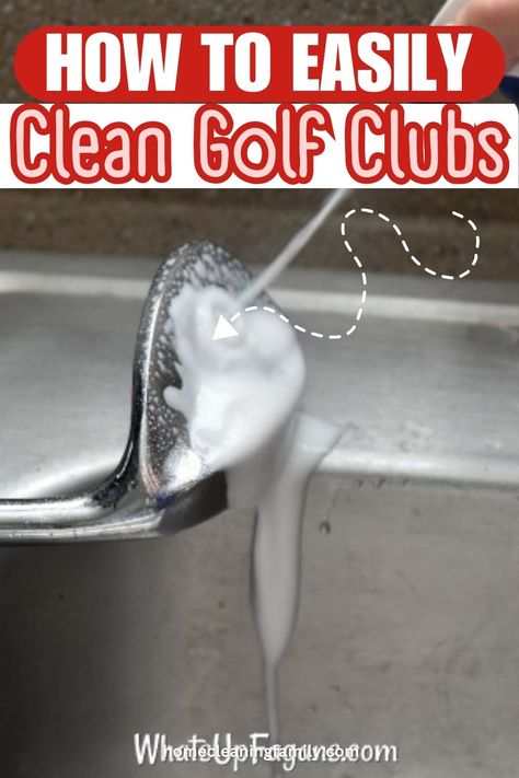 From your golf club grips all the way down to the golf club heads, here are some of the best tips to clean golf irons. A quick wipe and they’ll be back in tip-top shape. Check it out now! How To Clean Golf Clubs, Cleaning Golf Clubs, Golf Driving Range, Top Golf Courses, Golf Club Grips, Bar Keepers Friend, Golf Irons, Club Face, Speed Cleaning