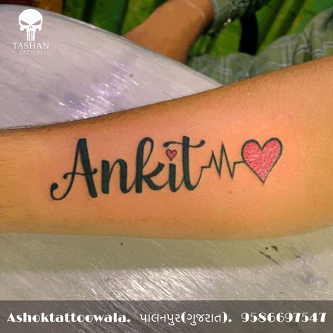 TashanTattoo
AshokTattooWala
S.20. Tirupati plaza
Opp. New bus stand
Near gd modi collage
Palanpur (gujrat)
9586697547
9687533310 Ankit Name Tattoo, Tattoo With Heartbeat, Ankit Name Logo, Best Music Artists, Eagle Painting, Tattoed Women, Photoshop Digital Background, New Photo Style, Emoji Photo