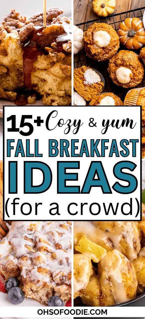 Are you in need of some delicious and easy fall breakfast ideas that will satisfy a crowd? Look no further! In this article, we have gathered 15+ mouthwatering breakfast recipes that are perfect for feeding Autumn Brunch Recipes, Easy Fall Breakfast, Fall Breakfast Ideas, Breakfast Ideas For A Crowd, Brunch Ideas For A Crowd, Breakfast Potluck, Fall Recipes Breakfast, Thanksgiving Brunch, Thanksgiving Breakfast