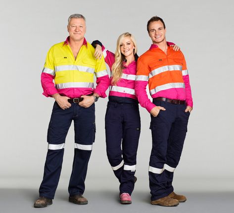 High Visibility Clothing, Warehouse Worker Outfit Women, Construction Outfit, Hi Vis Workwear, Work Wear Outfits, Women's Uniforms, Safety Clothing, Cotton Gloves, Work Clothing