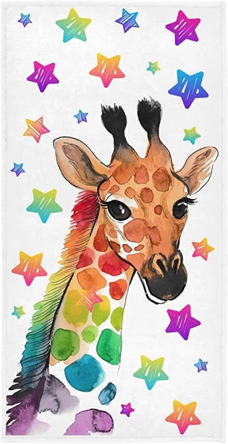 Rainbow Giraffe, Colorful Animal Paintings, Giraffe Pictures, Giraffe Painting, Giraffe Art, Baby Painting, Watercolor Painting Techniques, Iphone Wallpaper Themes