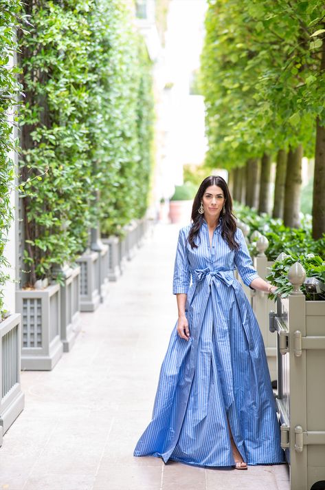 Dallas-Based Designer Caitlin Wilson is on a Constant Pursuit of Pretty Addison Mizner, Collar Gown, Patterned Lampshades, Caitlin Wilson Design, Caitlin Wilson, Women Entrepreneurship, Overlay Skirt, Bow Belt, Cocktail Gowns