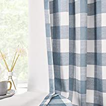 Check this out! Blue And White Room, Buffalo Plaid Curtains, Buffalo Check Curtains, Check Curtains, Plaid Curtains, Tab Top Curtains, Sheer Curtain Panels, Drape Panel, Trendy Home Decor