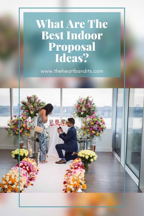 There are so many marriage proposal ideas created for the outdoor lover. But what are the best indoor proposal ideas? If your girlfriend is an introvert or just prefers staying inside where it is cool or warm, then today’s blog is just for you. We at The Heart Bandits have put together a list of proposal ideas for the indoor lover and it is a must read Indoor Proposal Ideas, Indoor Proposal, Wedding Proposal Ideas Engagement, Marriage Proposal Ideas, Loving Partner, Wedding Proposals, Marriage Proposal, Outdoor Lover, Proposal Engagement