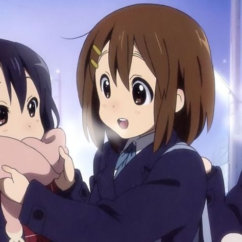 K On Pfp, High Room Ideas, Pdp Anime, K-on Icons, Matching Aesthetic, Yui Hirasawa, Bff Matching, Best Friend Match, Duos Icons