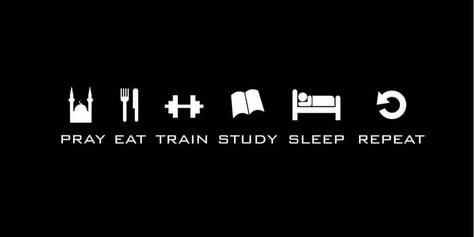 "Pray Eat Train Study Sleep Repeat" Gym Desktop Wallpaper, Eat Train Study Sleep Repeat, Eat Study Workout Sleep Repeat, Islamic Wallpaper Desktop, Gym Aesthetic Quotes, Eat Train Sleep Repeat, Desktop Wallpaper Motivational, Repeat Quotes, Laptop Wallpaper Quotes