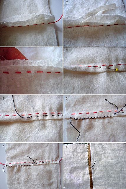 Stitching a Half French Seam Sewing 101, Sewing Stitches, Heirloom Sewing, Sewing Lessons, Diy Couture, How To Sew, Sewing Basics, Hand Quilting, Silk Ribbon