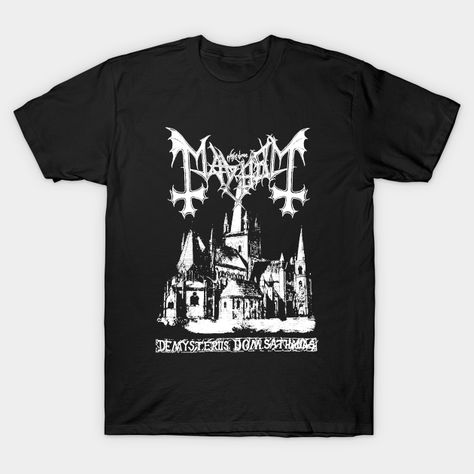 Norwegian Black Metal, Mayhem Band, Metal Band Shirts, Metal Shirts, Band Merchandise, Dress Up Dolls, Metal Band, Band Shirts, Manado