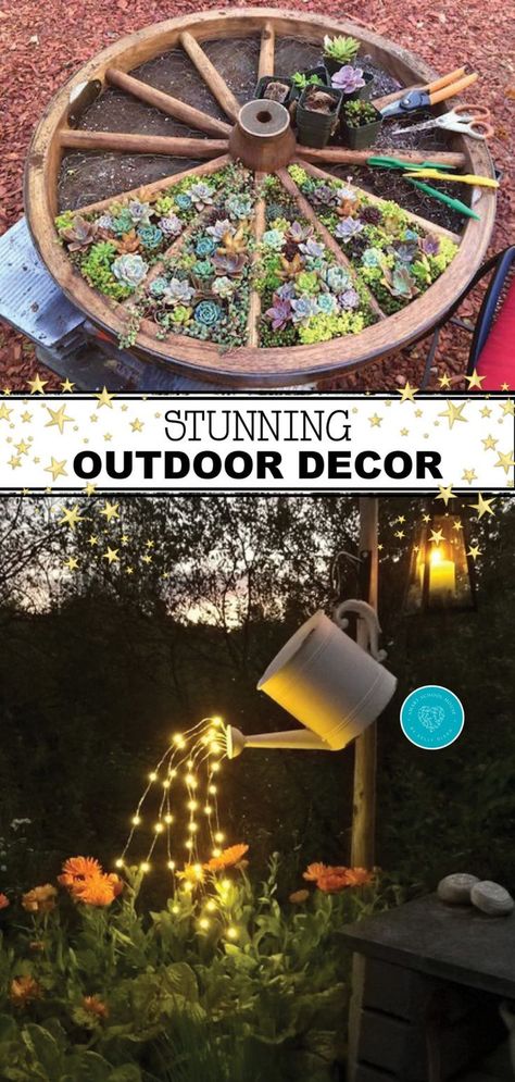 Outdoor Decor Ideas, Garden Wallpaper, Diy Outdoor Decor, Outdoor Decor Backyard, Flowers Wallpaper, Decoration Inspiration, Garden Bed, Thanksgiving Decor, Décor Diy