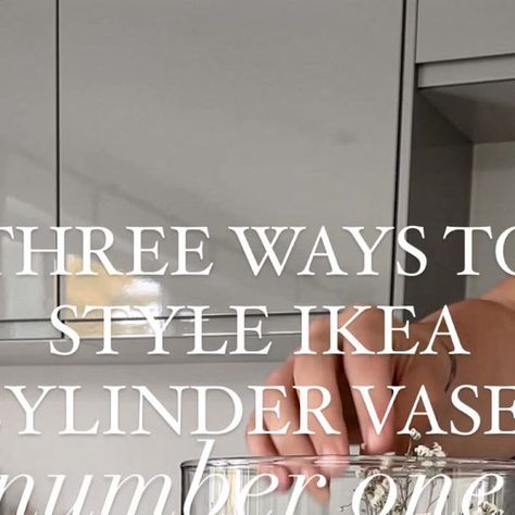 JADE WALLER on Instagram: "These @ikeauk cylinder vases are so versatile and at £12 🏷️ a huge BARGAIN! Over this week I’m going to show you 3 ways you can use them around your home! Can’t wait to show you the next one it’s 😍 For this I used gypsophila but any flowers could be used! Ensure candle is away from flowers at all times. Do not leave unattended. . . . Home decor | IKEA hacks | home styling | shopping haul | affordable home | interior | decor . . #ikea #ikeahack #diyhomedecor #homesty Ikea Cylinder Vase Candle, Cylinder Vase Ideas, Home Decor Ikea, Shopping Haul, Decor Ikea, Home Styling, Cylinder Vase, Candle Vase, Ikea Hacks