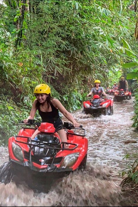 Bali Activities Adventure, Bali Things To Do, Bali With Friends, Atv Track, Adventurous Friends, Bali Adventure, Bali Activities, Island Activities, Adventurous Activities