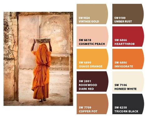 ColorSnap by Sherwin-Williams – ColorSnap by Reni Almond Roca, Taupe Paint, African Colors, Orange Copper, Color Pallete, Color Play, Color Spectrum, Colour Board, Sweet Orange