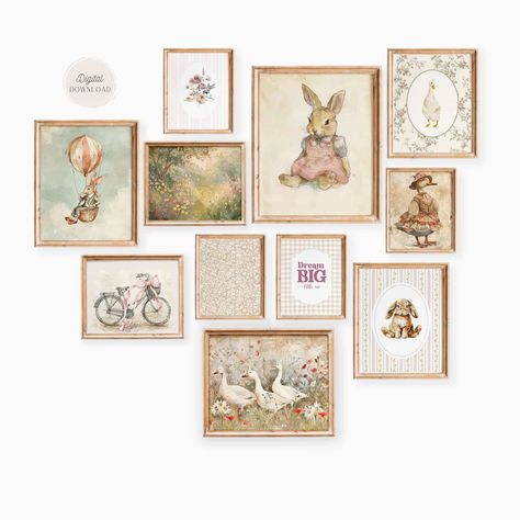 Vintage Classic Nursery, Antique Nursery Decor Girl, Storybook Nursery Theme Girl, Vintage Girly Nursery, Vintage Girl Nursery Ideas, Vintage Nursery Wall Decor, Vintage Garden Nursery, Baby Girl Vintage Nursery, Vintage Nursery Decor Ideas