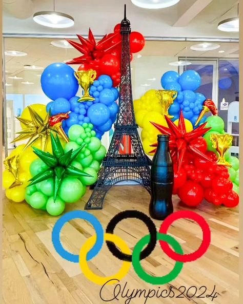 Paris is coming to Dallas]! 🗼✨ We're absolutely thrilled to have brought a touch of French elegance to the Olympic Games 2024 with our stunning 10ft Eiffel Tower! This iconic centerpiece transformed the event into a magical experience. Huge shoutout to @unique_eventsbym for the incredible balloon decor and @unforgettablysweet for the breathtaking styling. Ready to turn your event into a showstopper? Contact us today for unforgettable event planning and decor! #ExtravaganzaEvents #Olym... Olympic Horses, Olympics Decorations, Olympic Party, Balloons Decoration, 2024 Olympics, Eventing Horses, Paris Themed, The Olympic Games, French Elegance